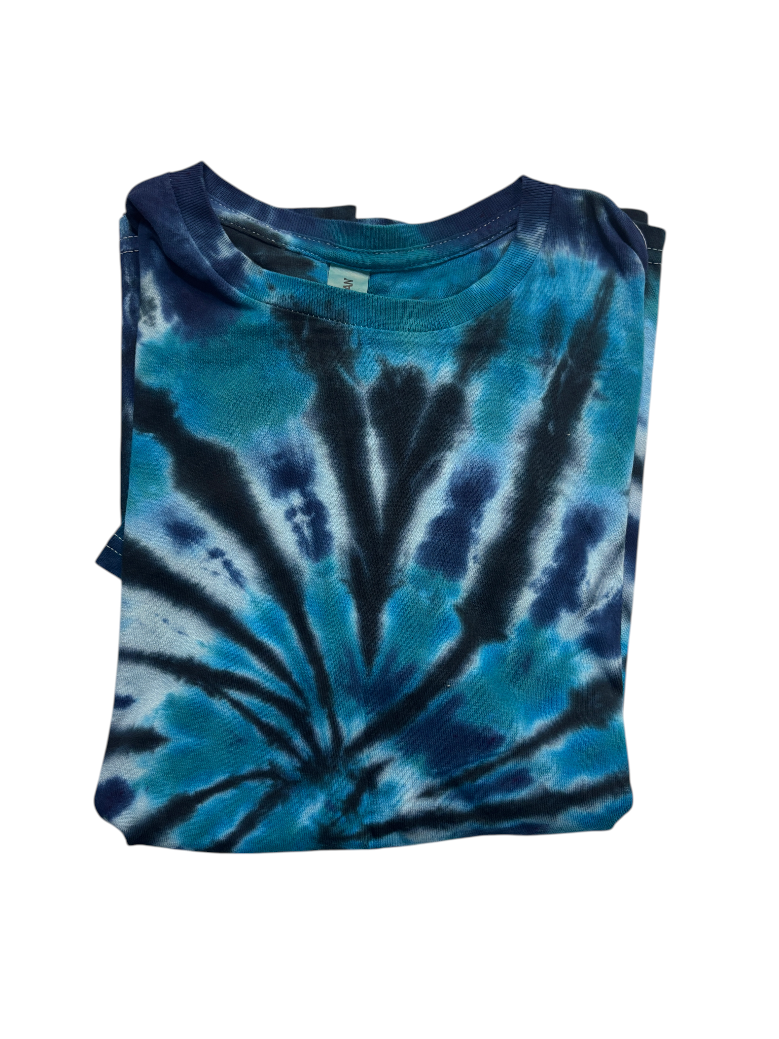 Ocean Waves Tie-Dye Kids Shirt – Youth XL