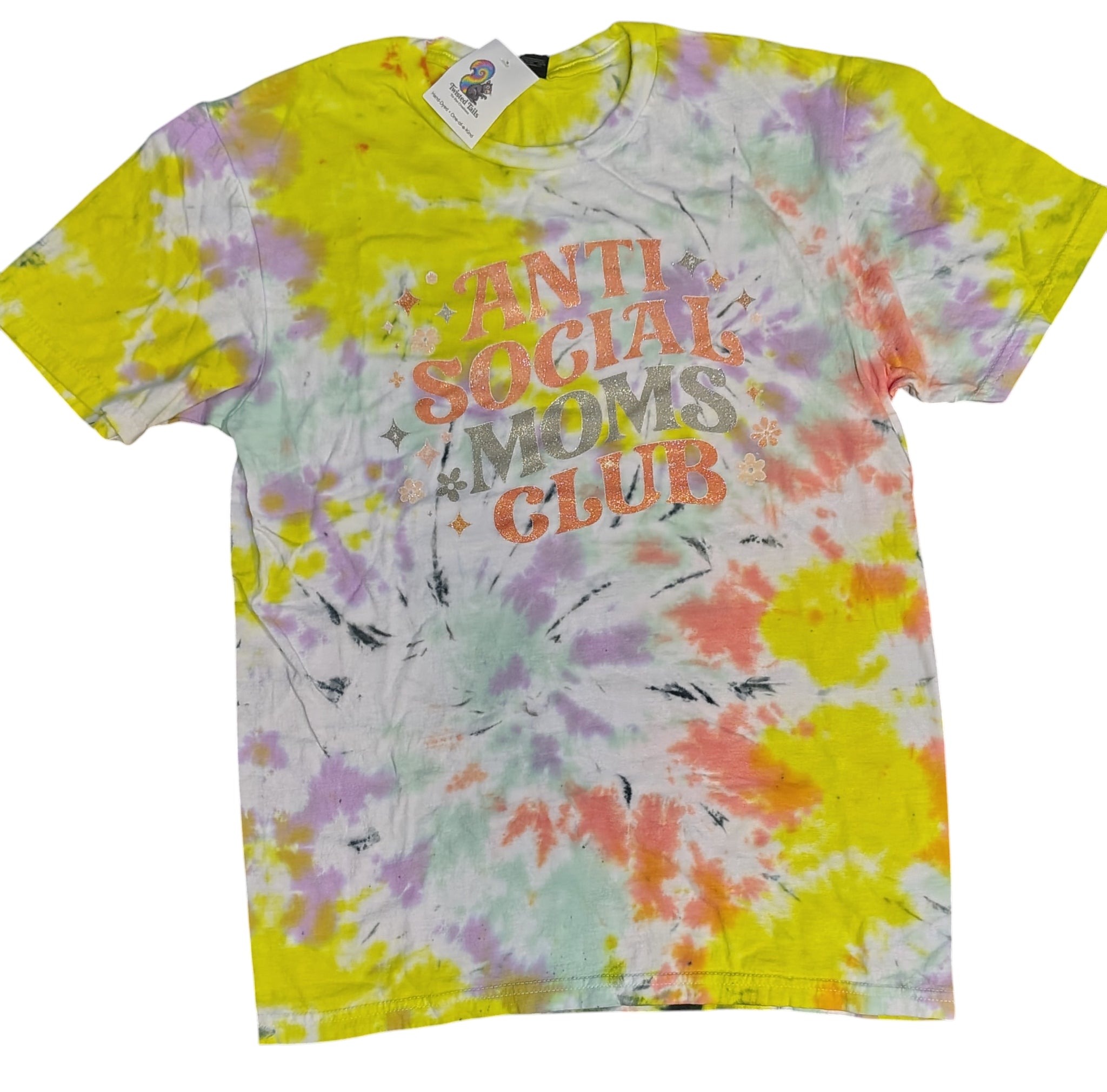 Antisocial Moms Club - Adult S - Handmade Tie-Dye