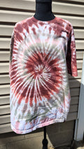 Rusted Cashmeres - Rooted Spiral Tee - Adult 3X - Handmade Tie-Dye
