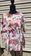 Rusted Cashmeres - Drifted Rose Scrunch - Adult 2X - Handmade Tie-Dye
