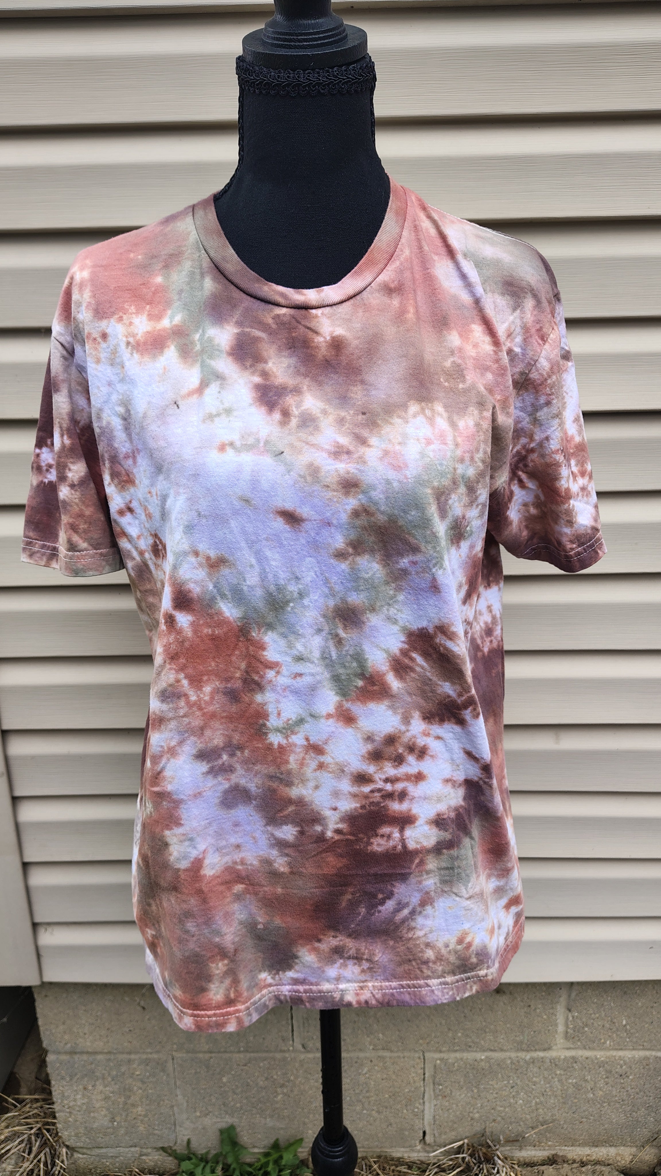 Rusted Cashmeres - Dustlight Scrunch Tee - Adult M - Handmade Tie-Dye