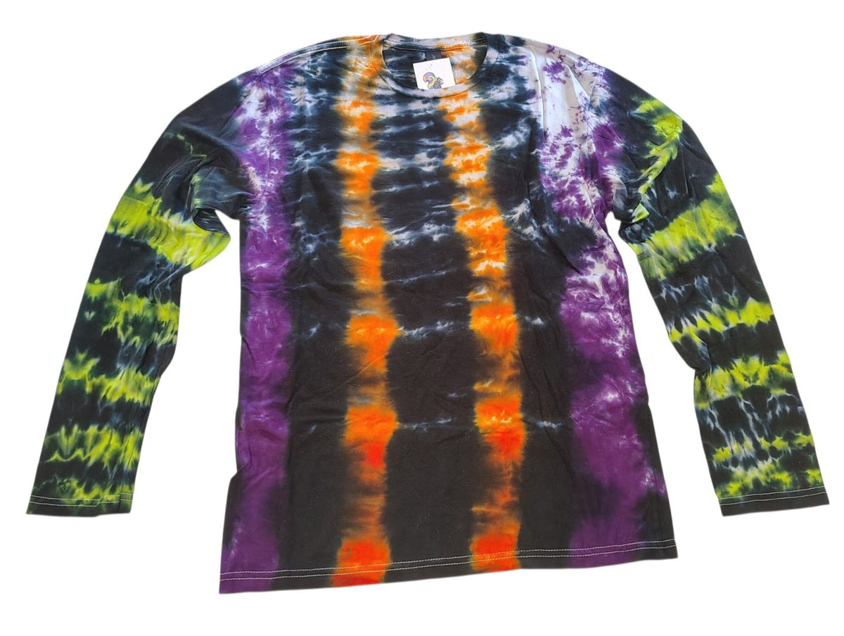 Monster Mash - Adult M Long Sleeve - Handmade Tie-Dye