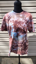 Rusted Cashmeres - Ember Tide Scrunch Tee - Adult M - Handmade Tie-Dye
